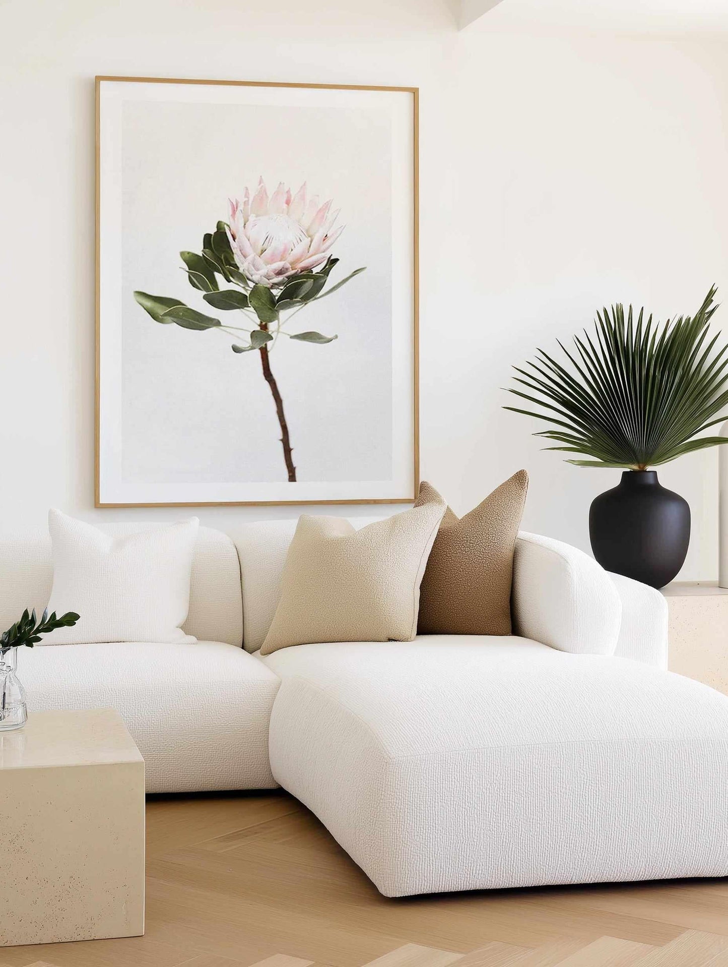 Vintage Protea Art Print
