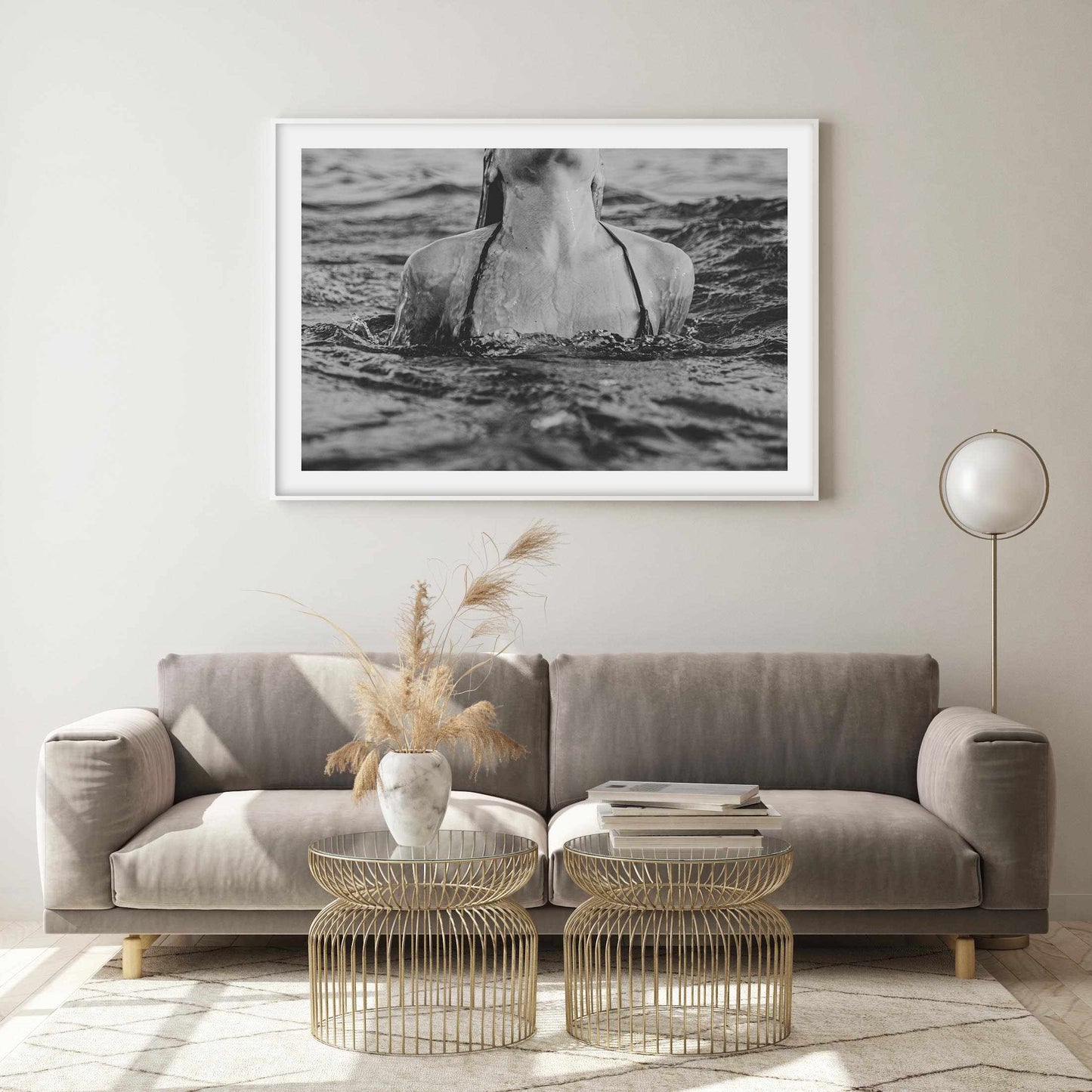 L'Ocean II Art Print